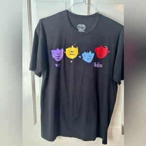 The Beatles Black Graphic T-Shirt